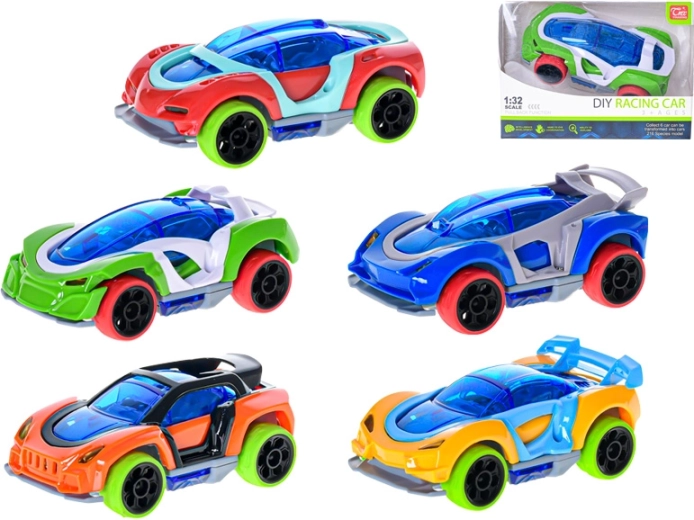 Sportwagen met terugtrekaandrijving 1:32, 12,5 cm – schroefbaar