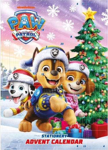 Paw Patrol adventskalender van papier