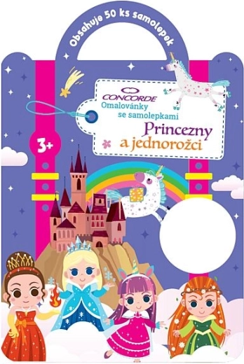 Kleurboek met stickers CONCORDE – prinsessen en eenhoorns