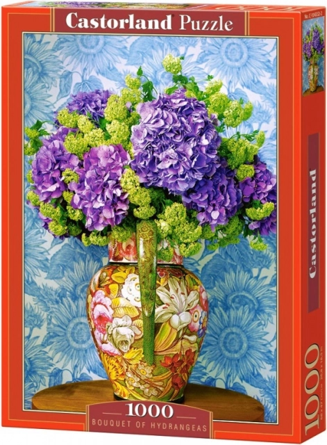 Puzzel 1000 stukjes - Boeket hortensia’s