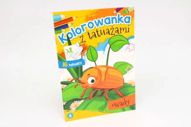 OwadOK tattoo – kleurplaten en afwasbare tatoeages met insectenmotieven