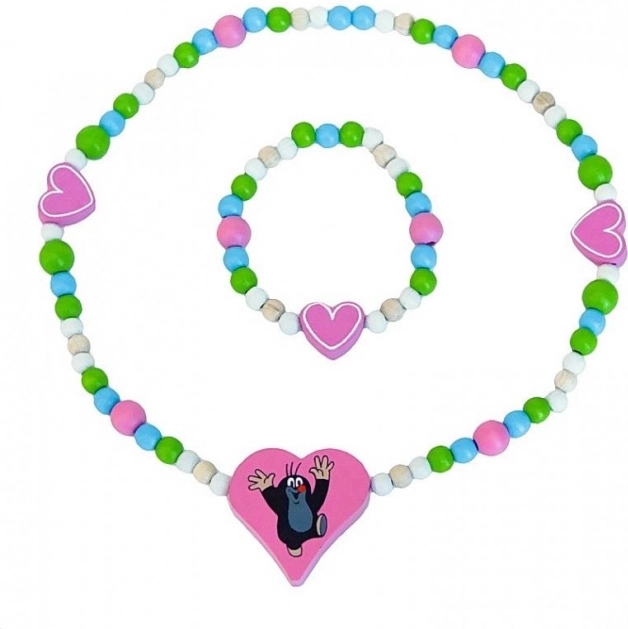 Detoa ketting en armband MOL en hartjes