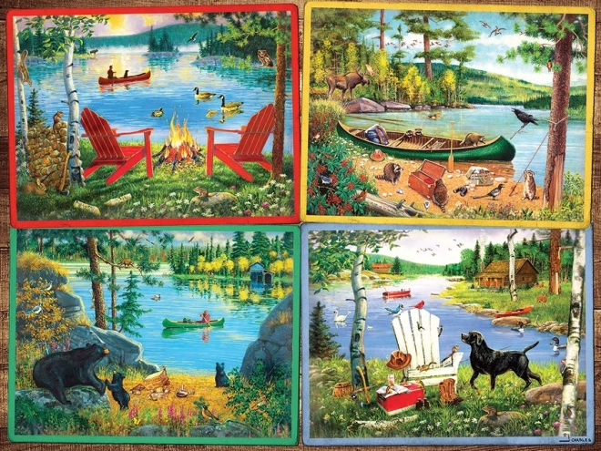 Puzzel Land van Kampeerders XL 275 Stukjes
