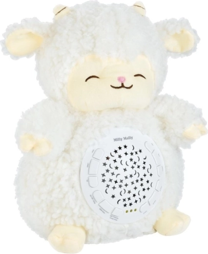 Pluchen schaapje met projector Milly Mally Milly