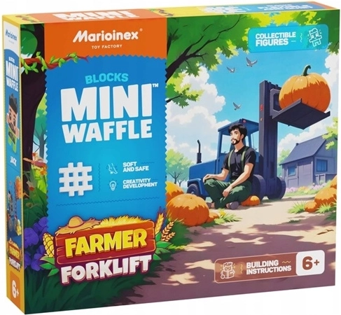 Marioinex mini waffle boerenheftruck – 50 onderdelen