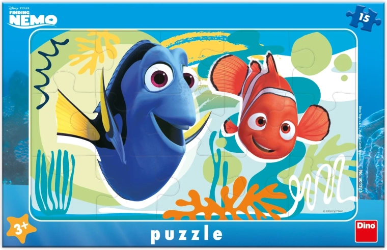 Dino kinderpuzzel NEMO EN DORY 15 stukjes