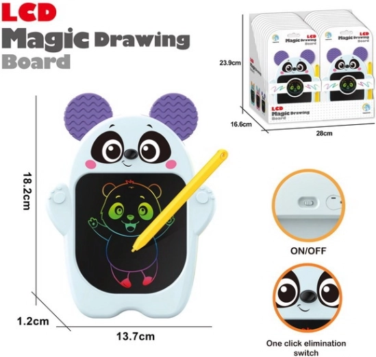 Teken-LCD-tablet panda 18,2 × 13,7 cm