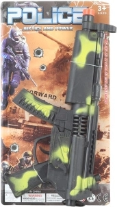 Camouflage ratelende speelgoedmitrailleur voor kinderen