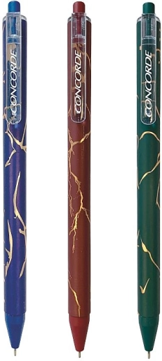 Balpen CONCORDE Paris – marmerdesign, gelvulling 0,7 mm