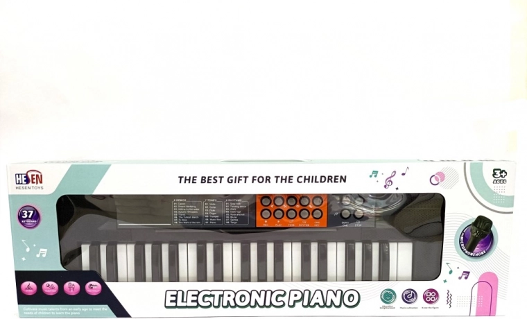 Kinderpiano met 61 toetsen en microfoon