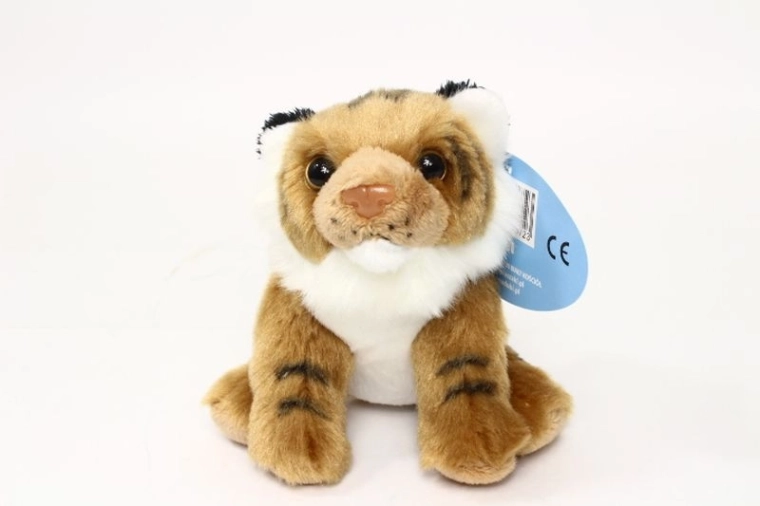 Ziki pluchen zittende tijger 14 cm