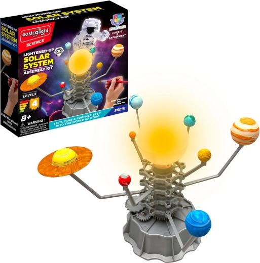 Lichtgevend model van het zonnestelsel Eastcolight