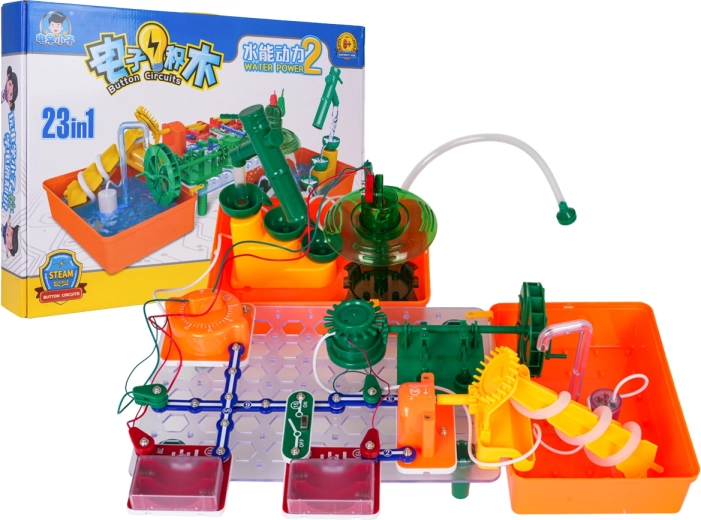Creatieve educatieve STEAM-set – watermodellen 101 onderdelen