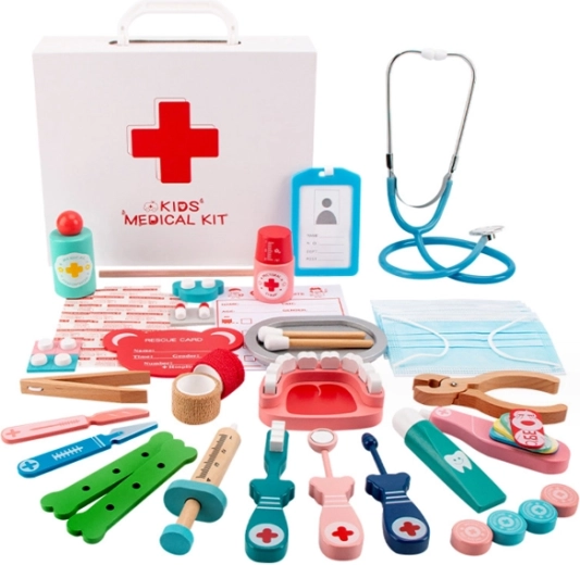 houten set kleine dokter