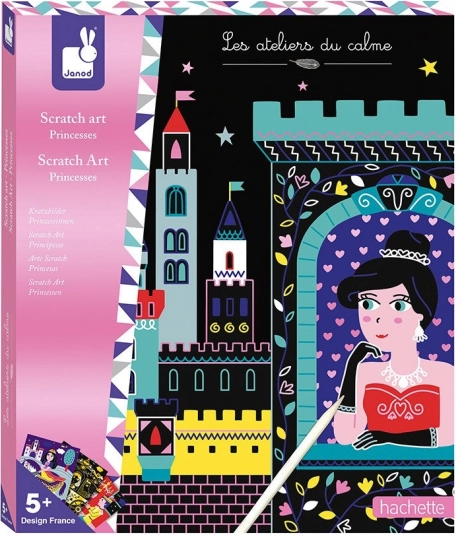 Kraskaartenset met prinsessen – JANOD