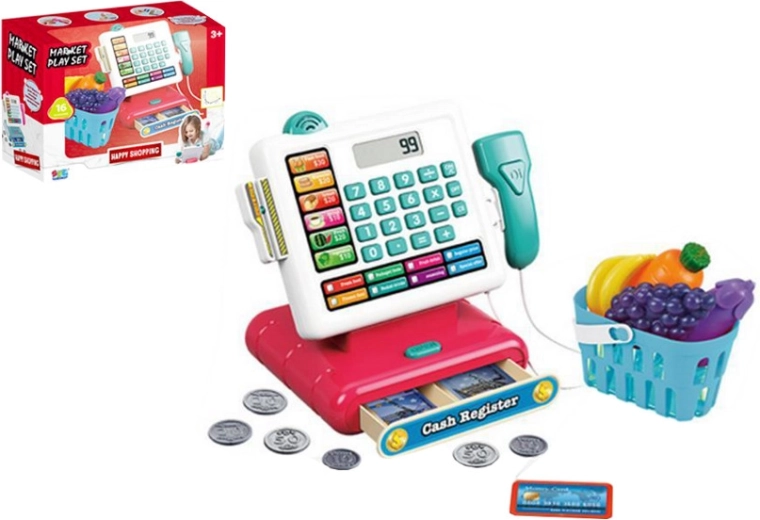 Kinderkassa – winkelspeelset met accessoires