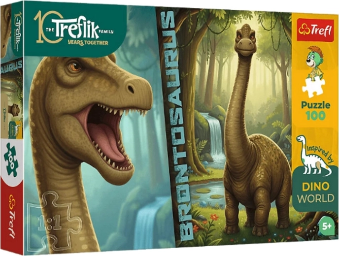 Inspired By Dino World puzzel brontosaurus 100 stukjes