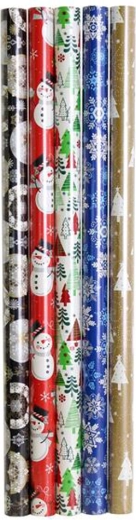 Kerstcadeau-inpakpapier op rol 2 m