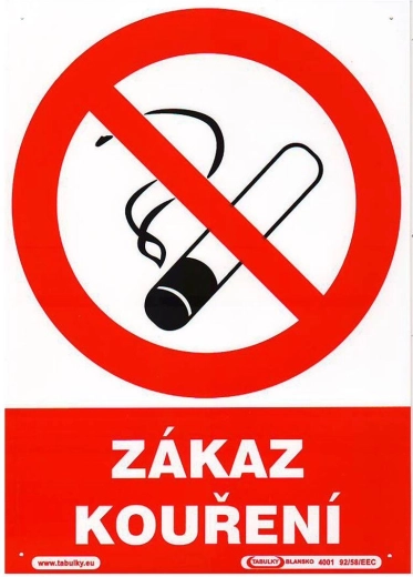 Bord Roken verboden A4 plastic 210 × 297 mm