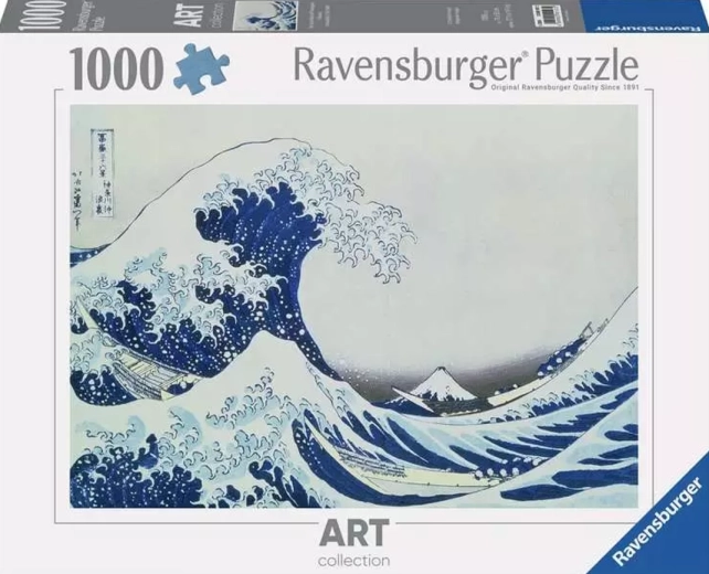 Ravensburger puzzel Art Collection: De grote golf bij Kanagawa 1000 stukjes