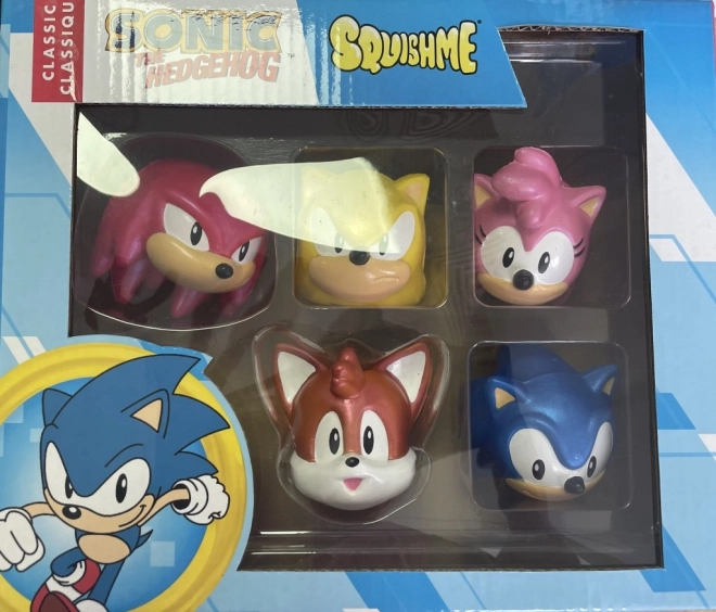 Mini SquishMe Sonic – verzamelset van 5 figuurtjes