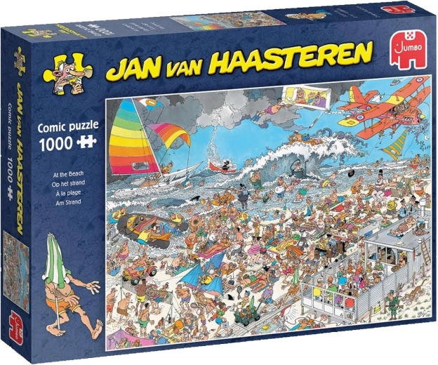 JUMBO puzzel Jan van Haasteren Op het strand 1500 stukjes