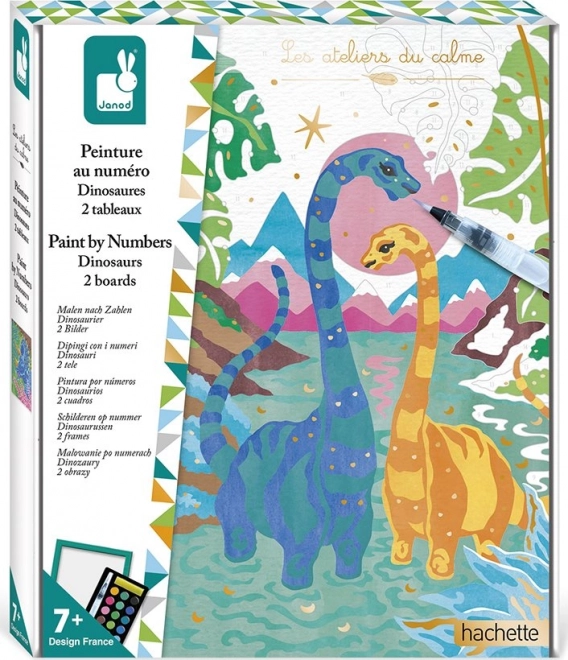 Schilderen op nummer – dinosaurussen van JANOD