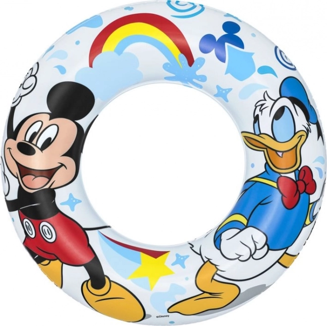 Opblaasbare band Disney met Mickey Mouse en Donald Duck 56cm