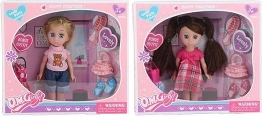 OMGirly-poppen met accessoires (2 stuks)