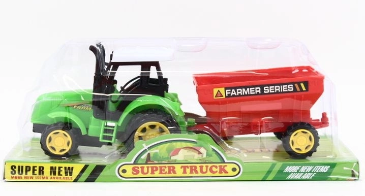 Tractor met aanhanger