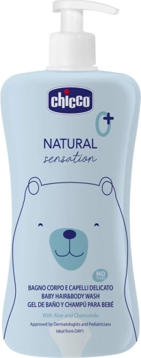 Chicco 2-in-1 douchegel voor lichaam en haar met aloë vera en kamille Natural Sensation 500 ml