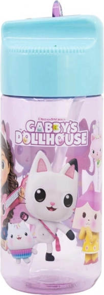 Kinderwaterfles met rietje Gabby's Dollhouse