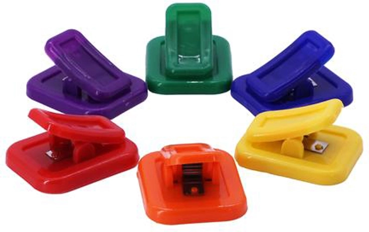 Magnetische memoklemmen Toro, set van 6 stuks, mix van kleuren