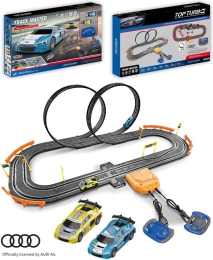 Audi-racebaan op batterijen 90 × 52 cm