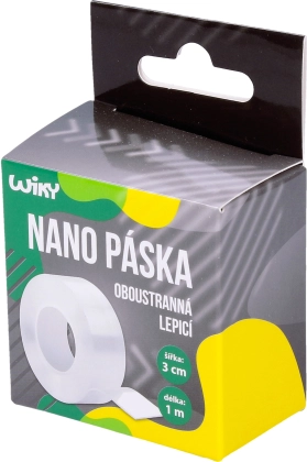 Dubbelzijdige transparante nano-tape