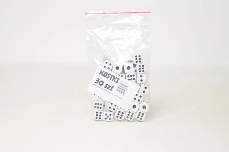 Set klassieke gekleurde dobbelstenen (30 stuks)
