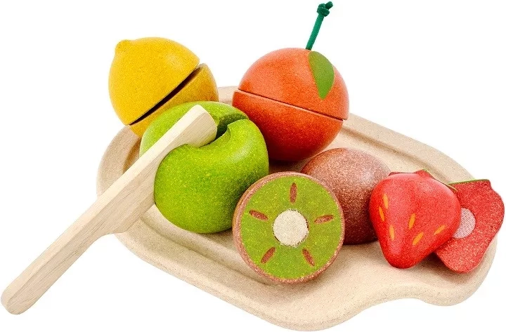 Houten snijfruitset PlanToys