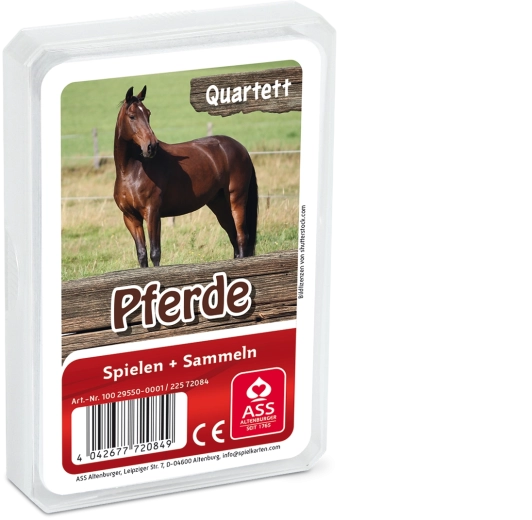 ASS Altenburger tier-quartett paarden - kaartspel