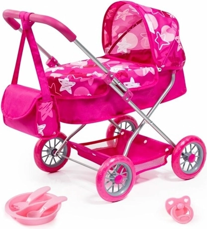 BAYER Smarty poppenwagen met accessoireset