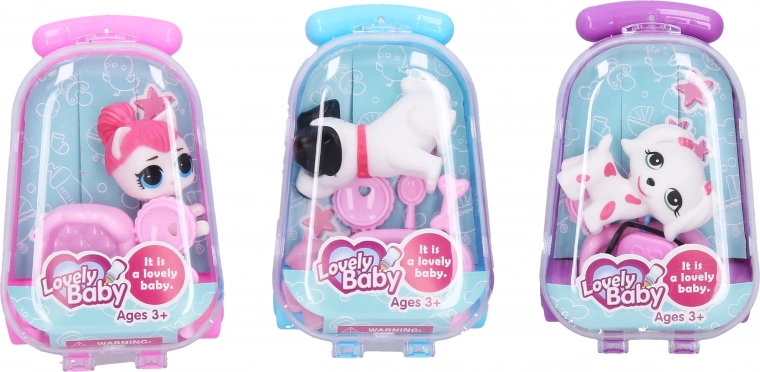 Set van diervormige figuren 6 cm