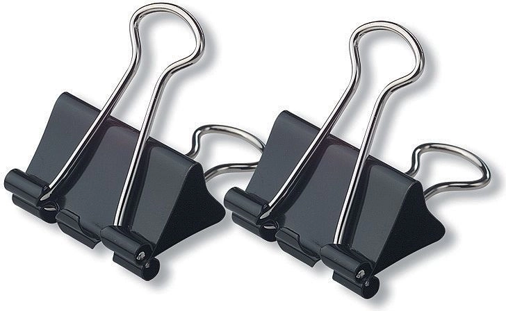 Binderclips 32 mm CONCORDE, 12 stuks