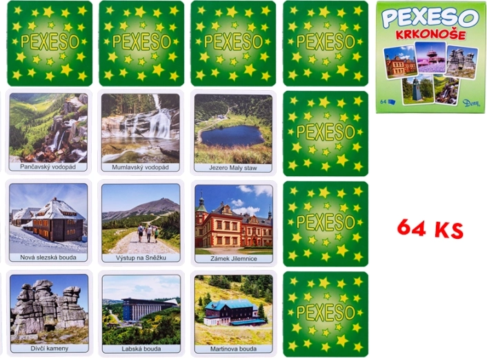 Pexeso Krkonoše – familiespel geheugen