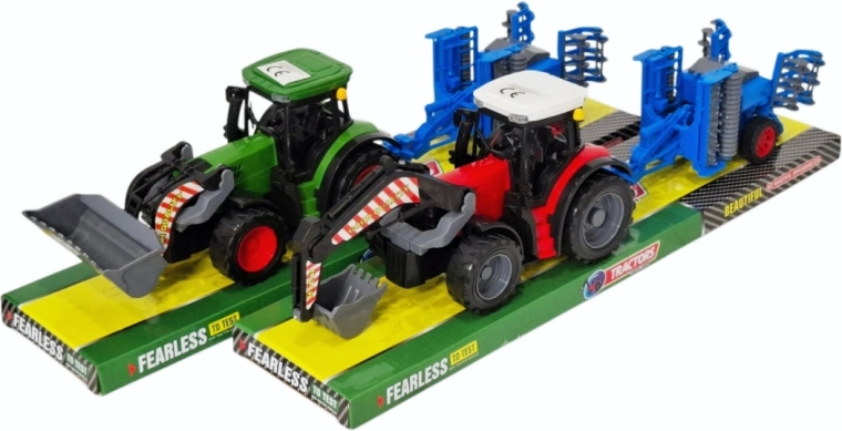 Landbouwtractor met accessoires - 1 stuk