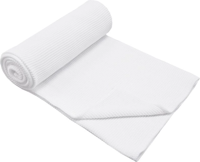 Bamboe deken Eko wit 80 × 100 cm