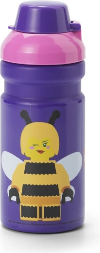 LEGO Bee drinkfles paars