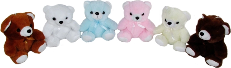 Pluchen teddybeer 18 cm