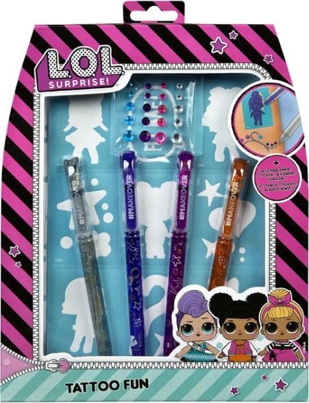 Tattoo-pennen met LOL Surprise-motief