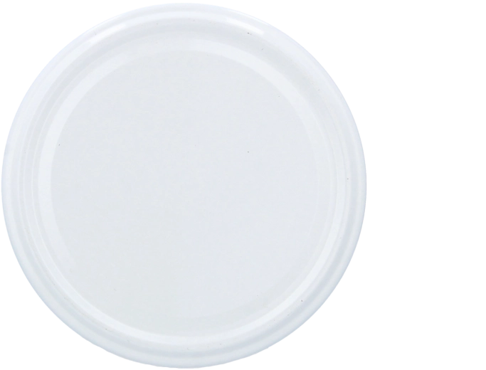 Geverniste inmaakdeksels 66 mm – set van 10 stuks