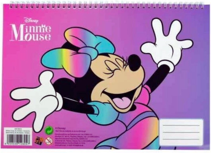Spiraalblok met stickers Minnie - 1 stuk