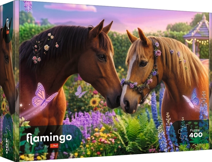 Trefl puzzel Flamingo: Dicht bij de natuur 400 stukjes